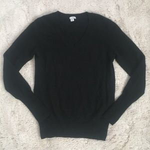 Black Chashmere Sweater Medium Halogen